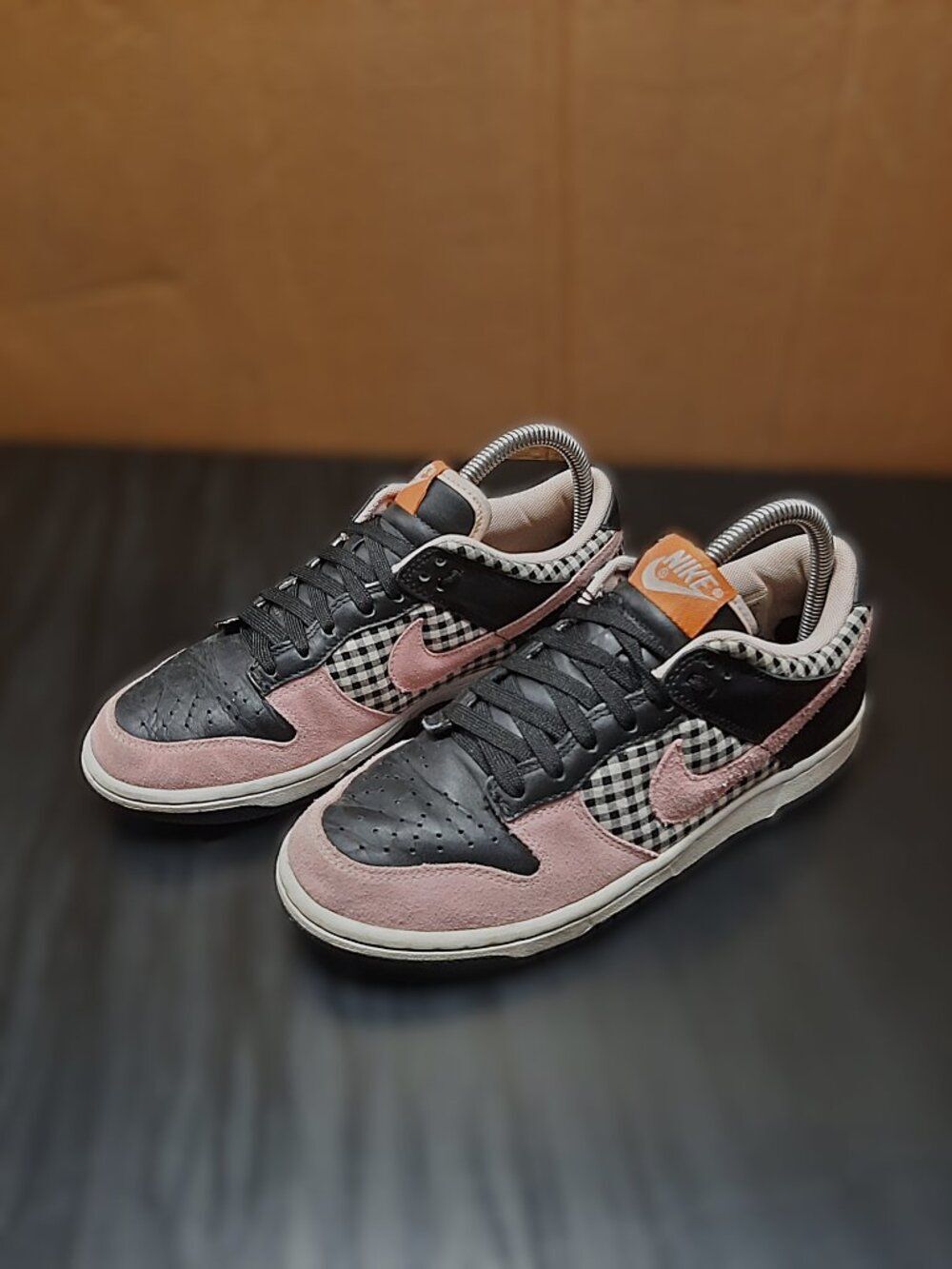 2006 Nike Dunk Low Women's Picnic Pink Plaid Sz 7 308608-161 Vtg Rare Sneakers - Picture 13 of 16